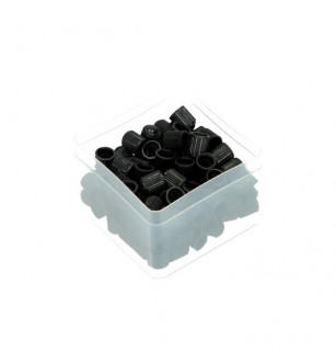 ventieldop scooter/bromfiets zwart 100pcs